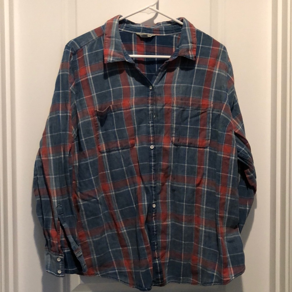 Plaid button up